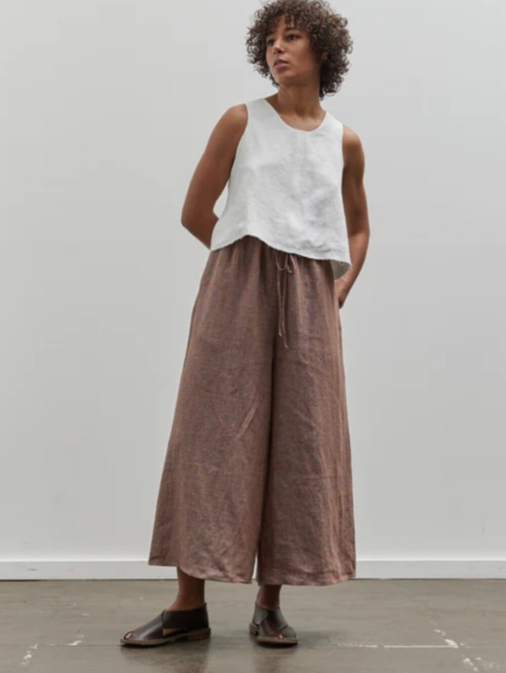 Zii Ropa Raf Wide Leg Pant In Arbutus - Picture 1 of 16